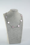 Cadena múltiple rosado perlado silver new collection