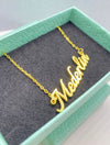 Kids 18k gold plated name chain - Le Personnalise' Shop